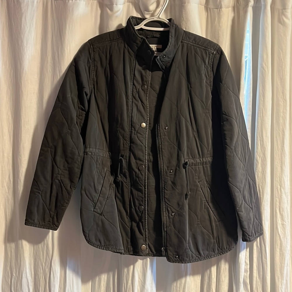 Maurice’s grey quilted jacket
